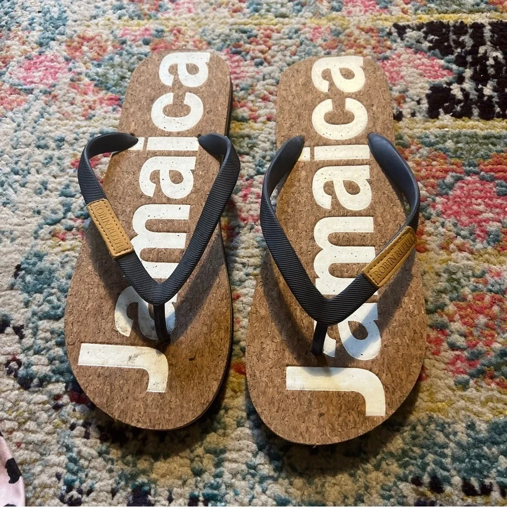 Jamaica flip flops men’s size 12